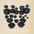 #3 Enamel Cast Iron Potjie Pots with Three Legs/Cauldron